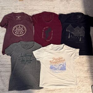 Women's Territory Run Co Graphic Tees (set of 5)